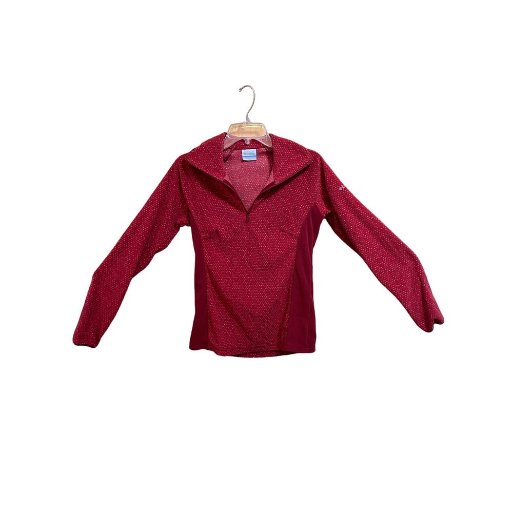 Columbia Red Fleece Top Women’s Small